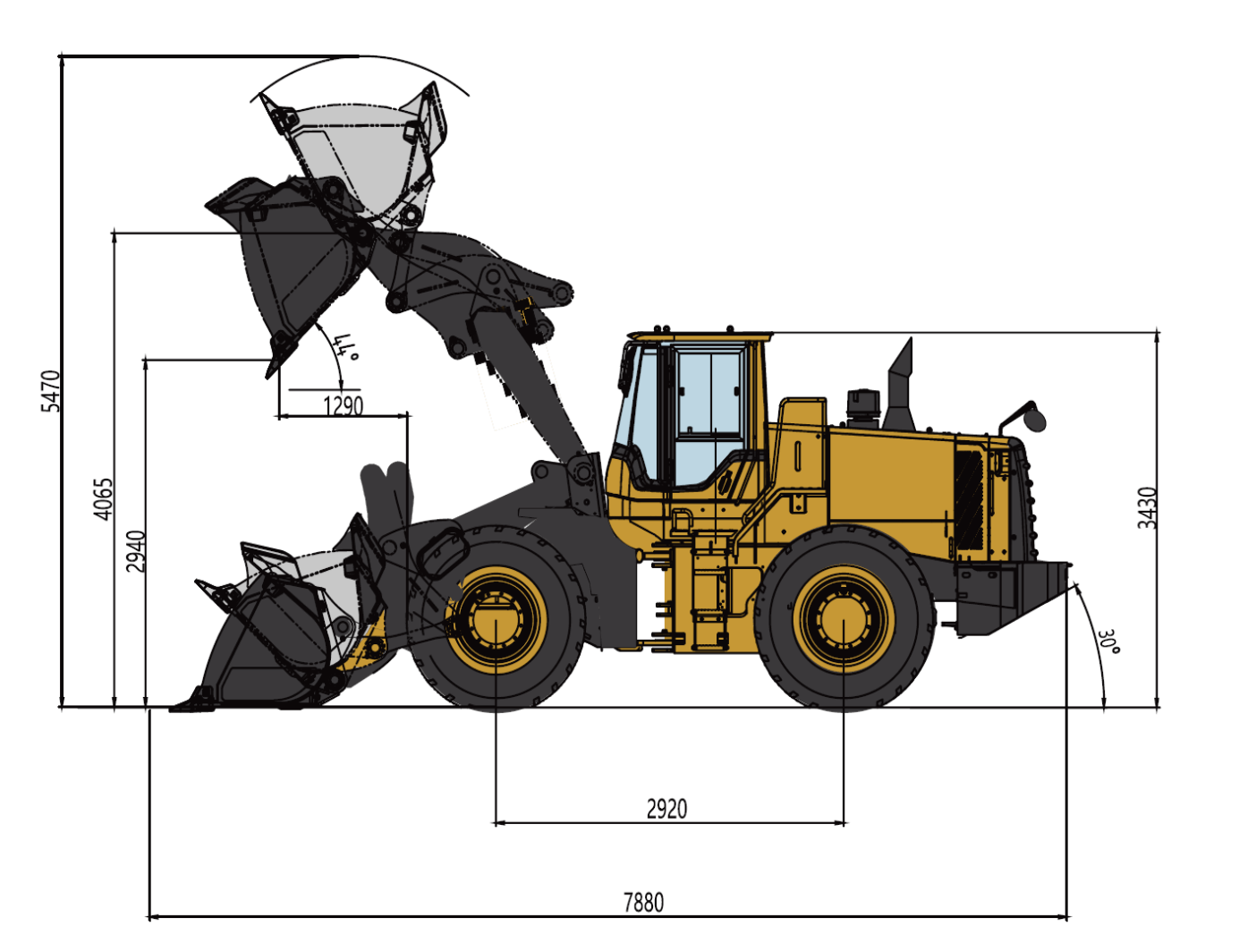 Фронтальный погрузчик WL855F-N